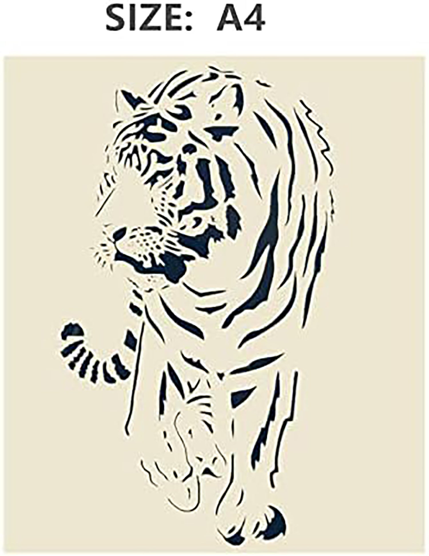 wildlife painting stencil