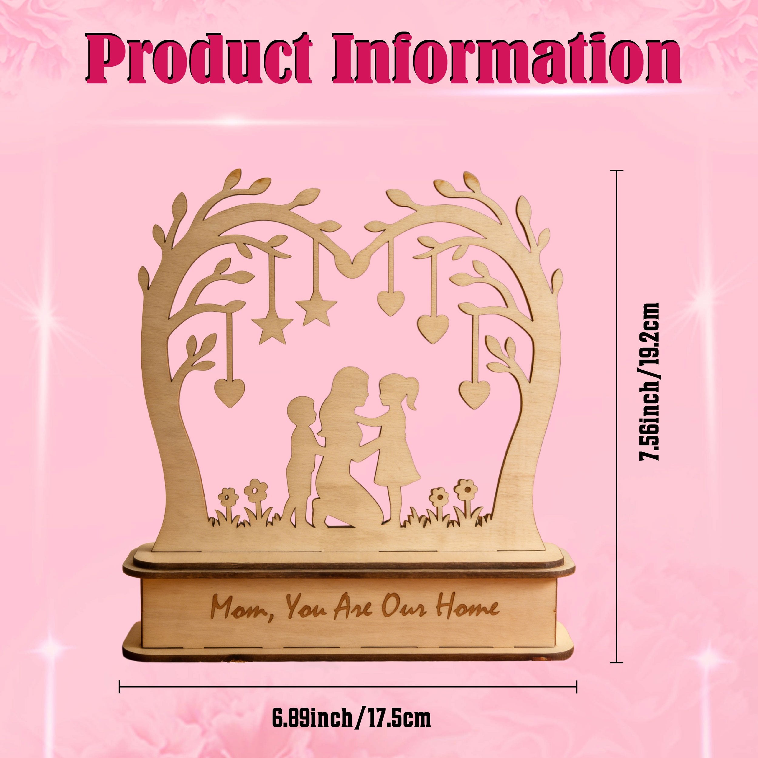 decorative wooden sign for mother