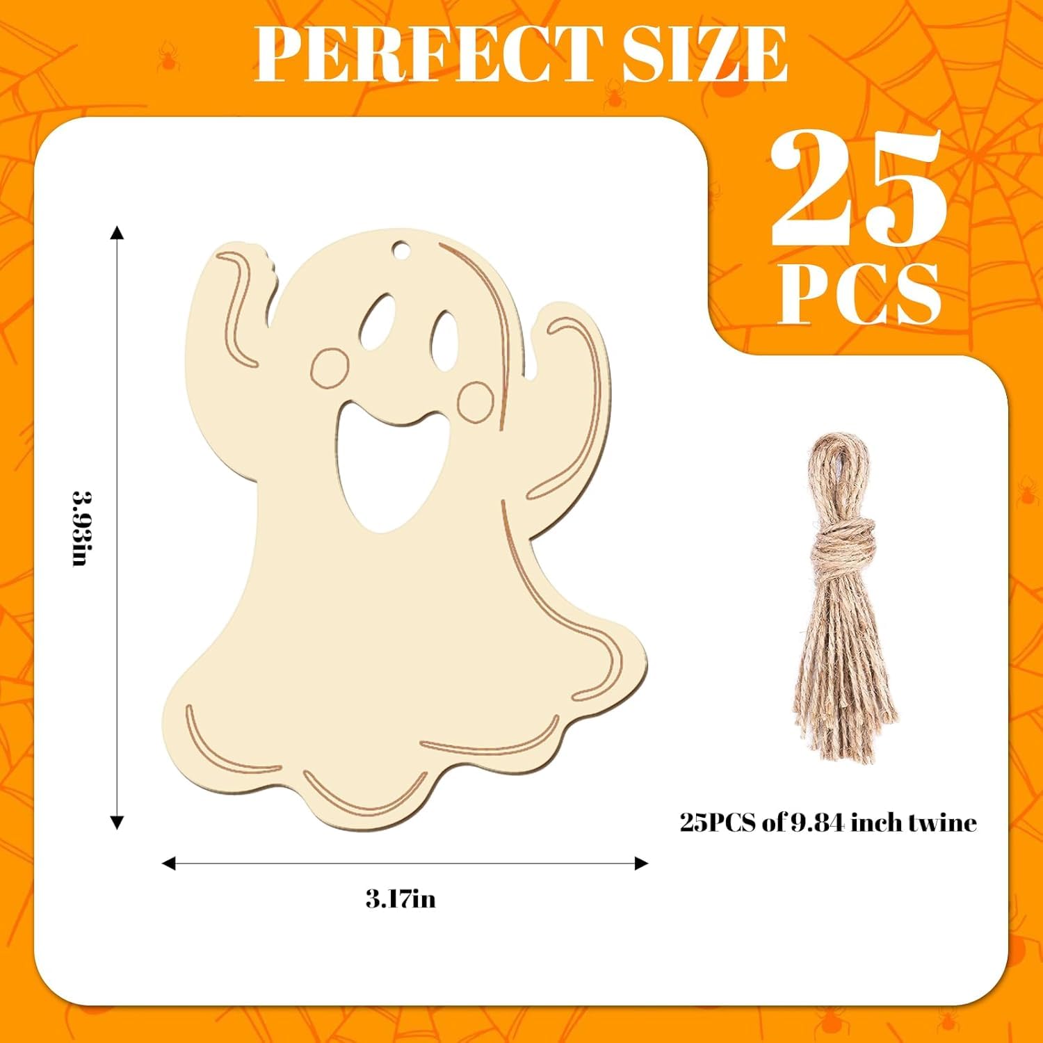 unfinished wood halloween shapes