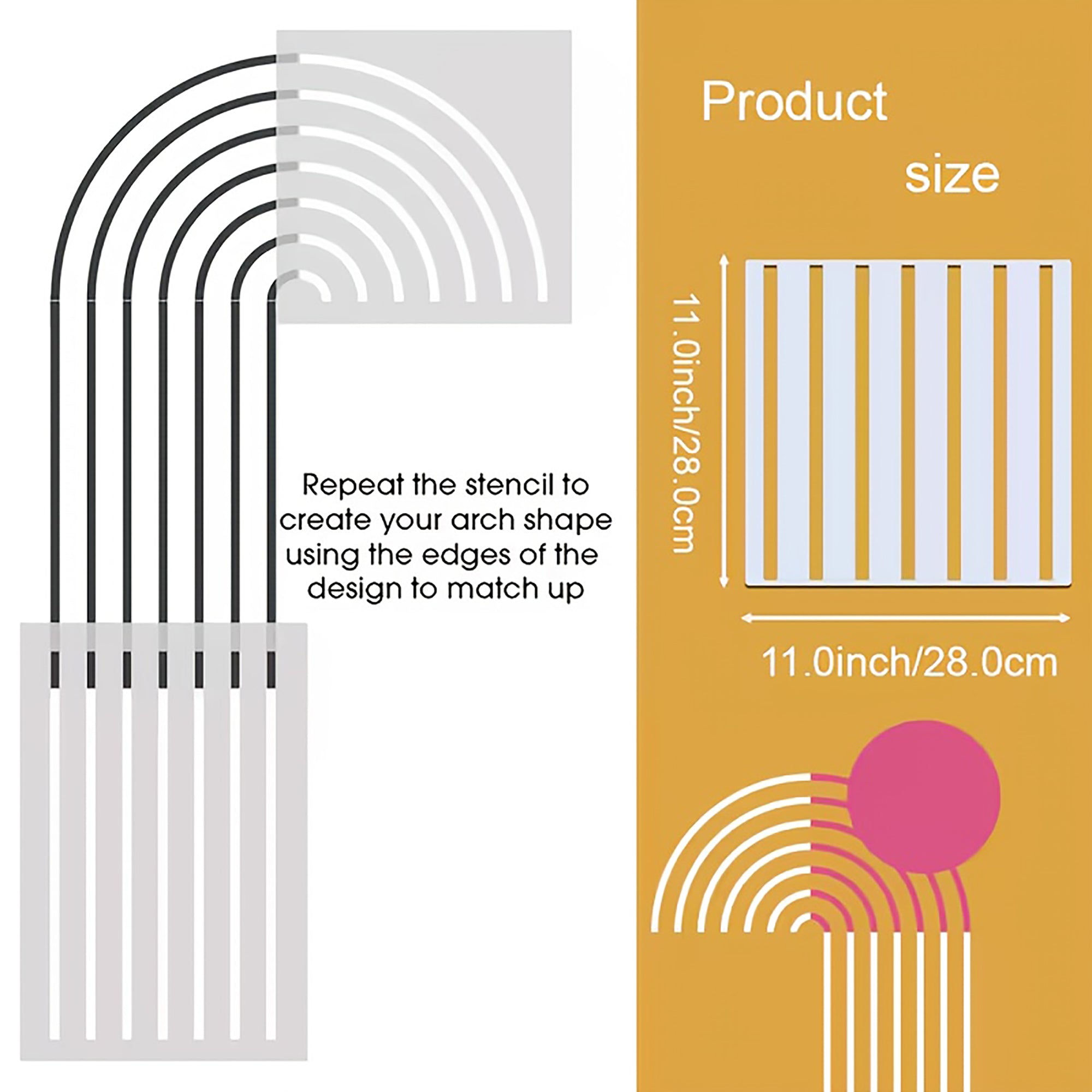 reusable wall painting templates for diy art