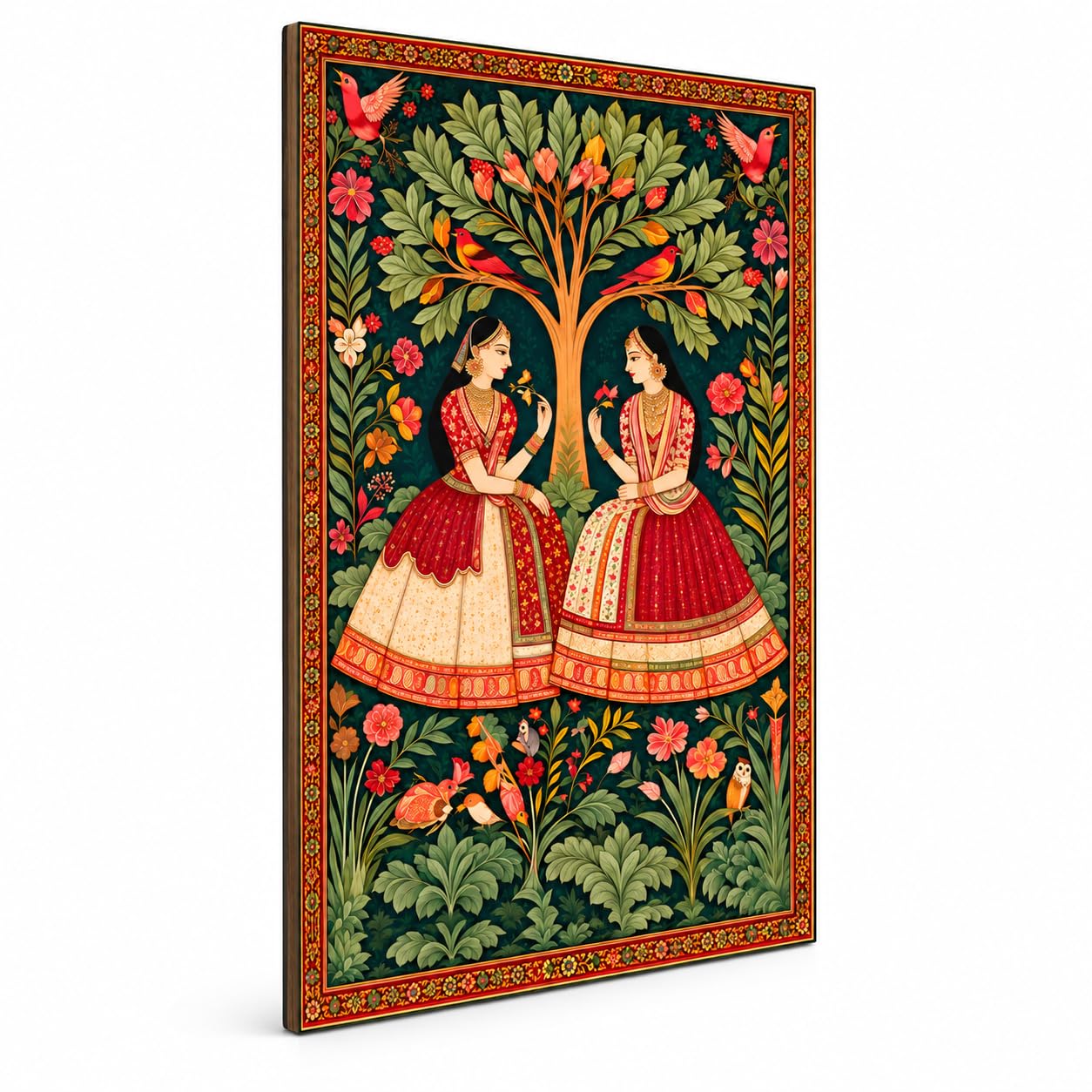 folk art floral wall decor