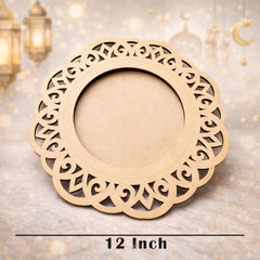 handcrafted MDF pooja plate
