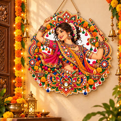 Navratri Garba dancer wall art