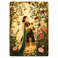 traditional Indian lady wall decor for home
