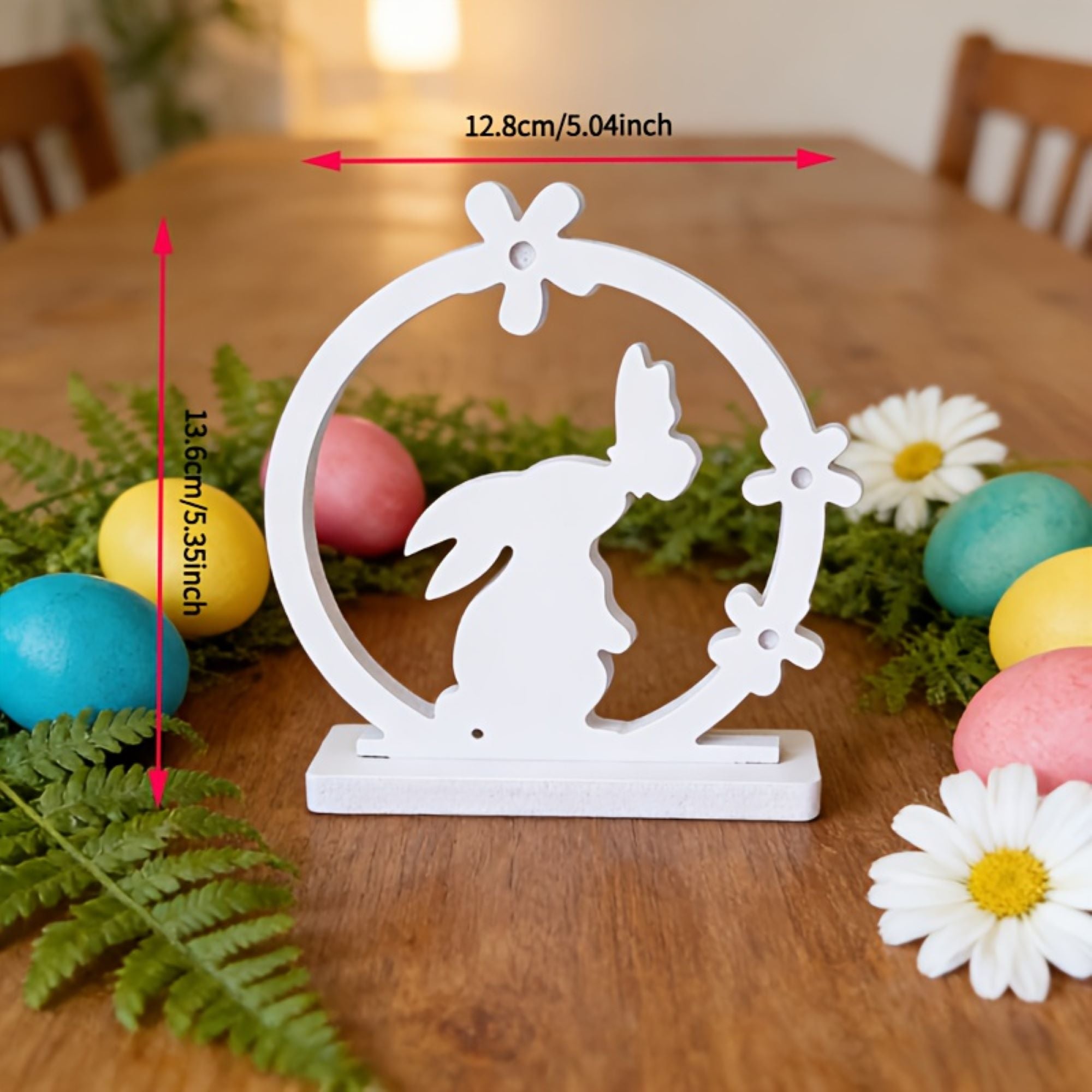 easter tabletop decor pvc