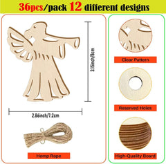 angel wood cutouts unfinished