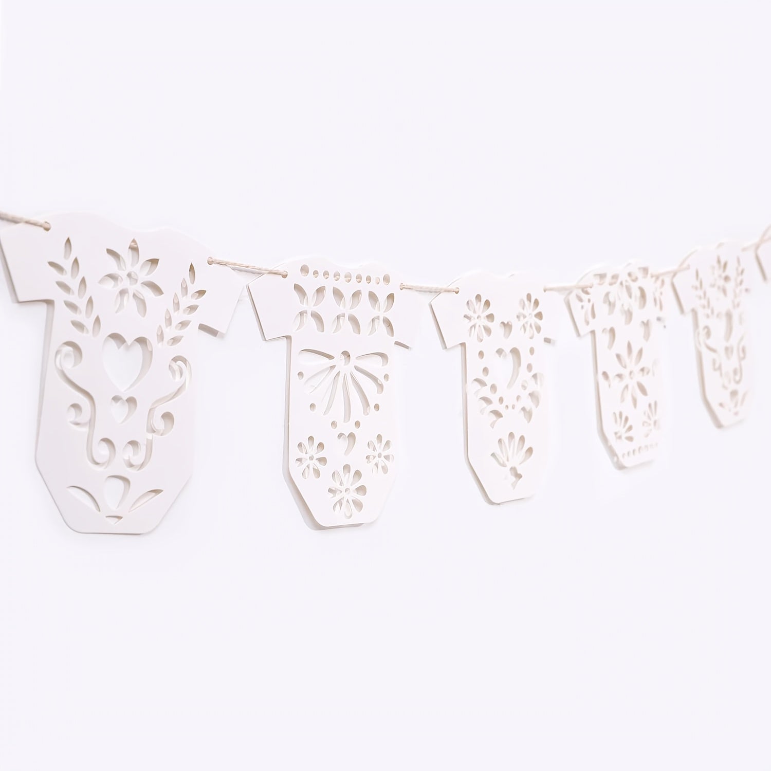 pvc baby shower banner garland