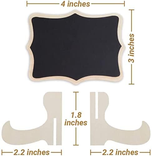 Small blackboard with dimensions labeled on a white background