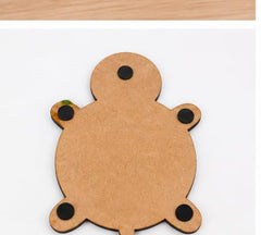 laser cut mdf coaster for resin art