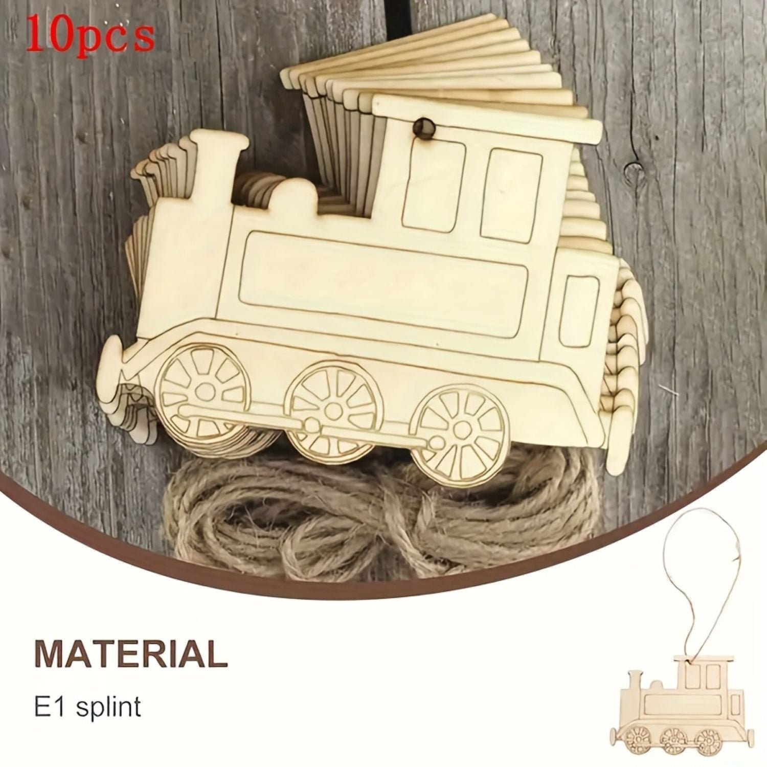 handmade wooden train tags for gifts and parties