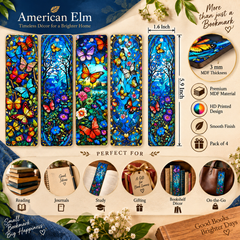 floral design bookmarks for reading lovers