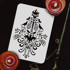gothic art stencil