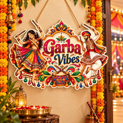 Dandiya dance wall decor