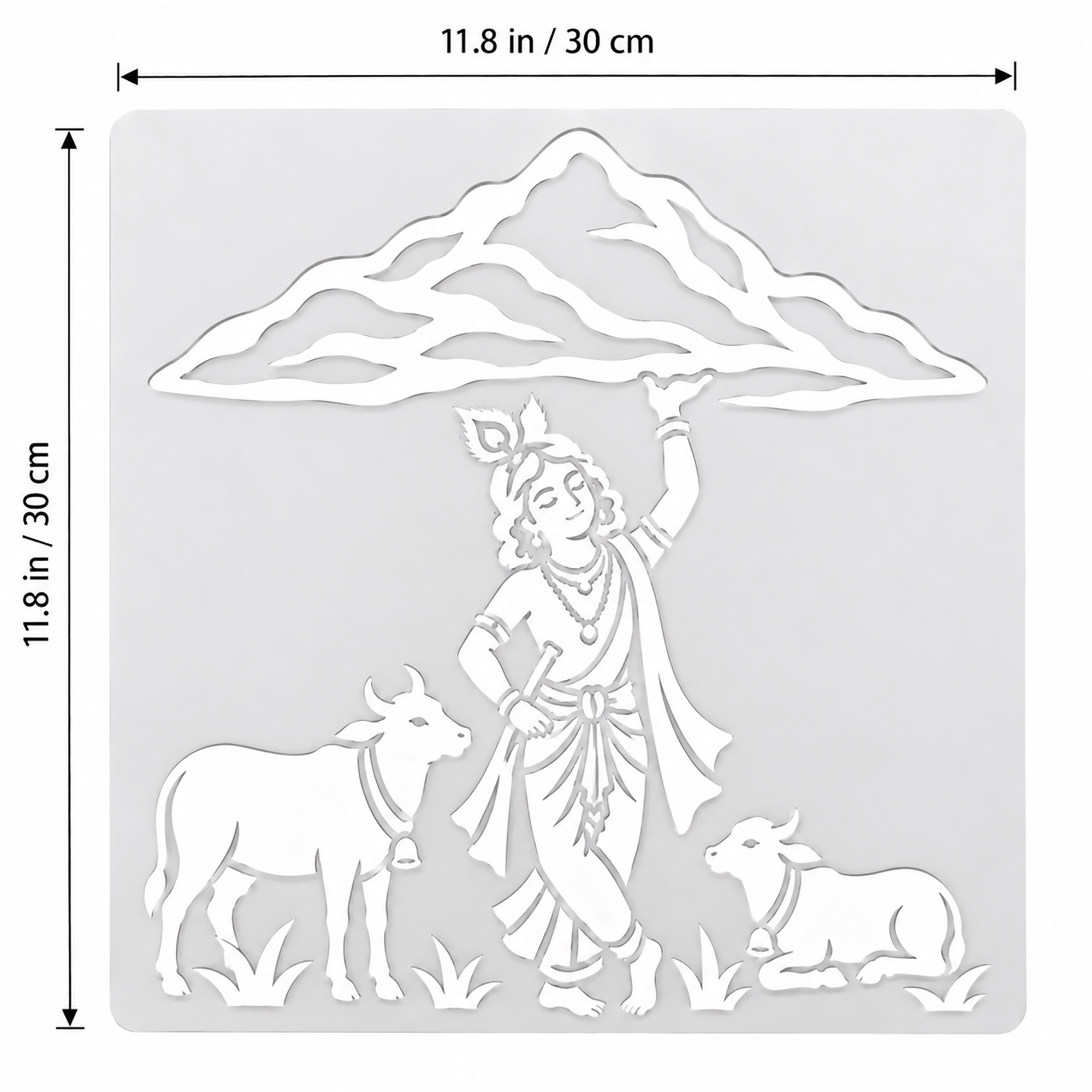 krishna kanha ji reusable painting template