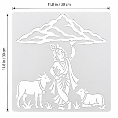 krishna kanha ji reusable painting template