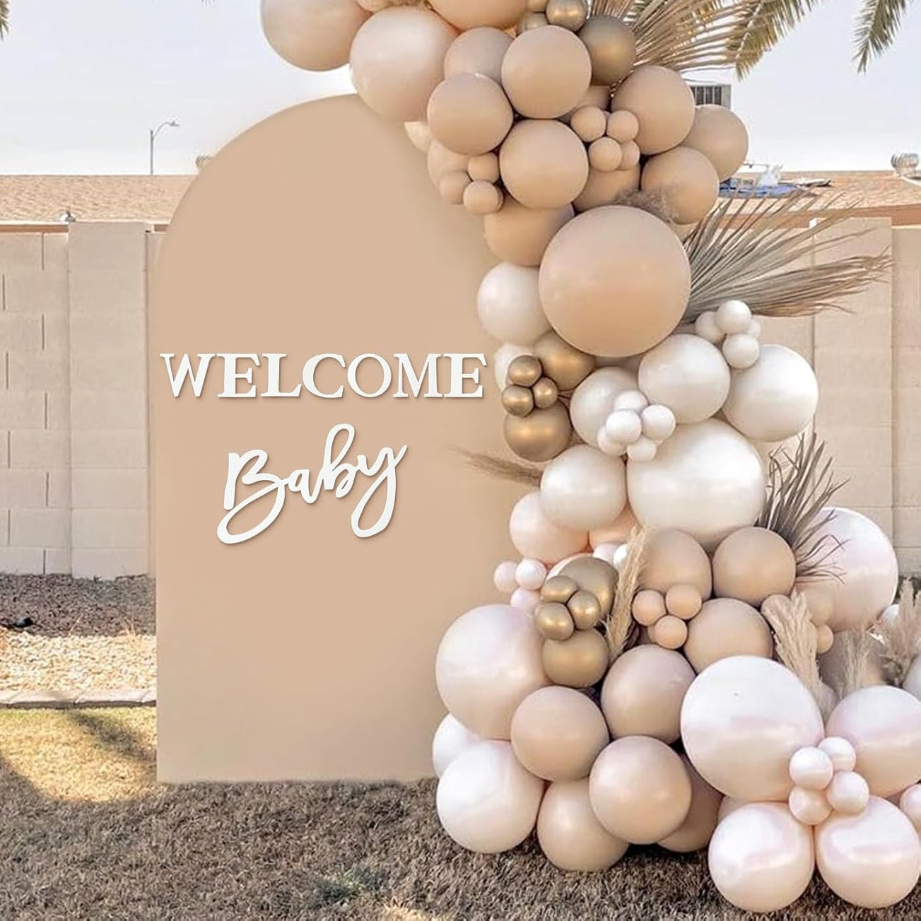 baby shower backdrop decoration