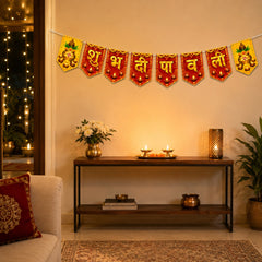 Shubh Deepawali banner for home entrance