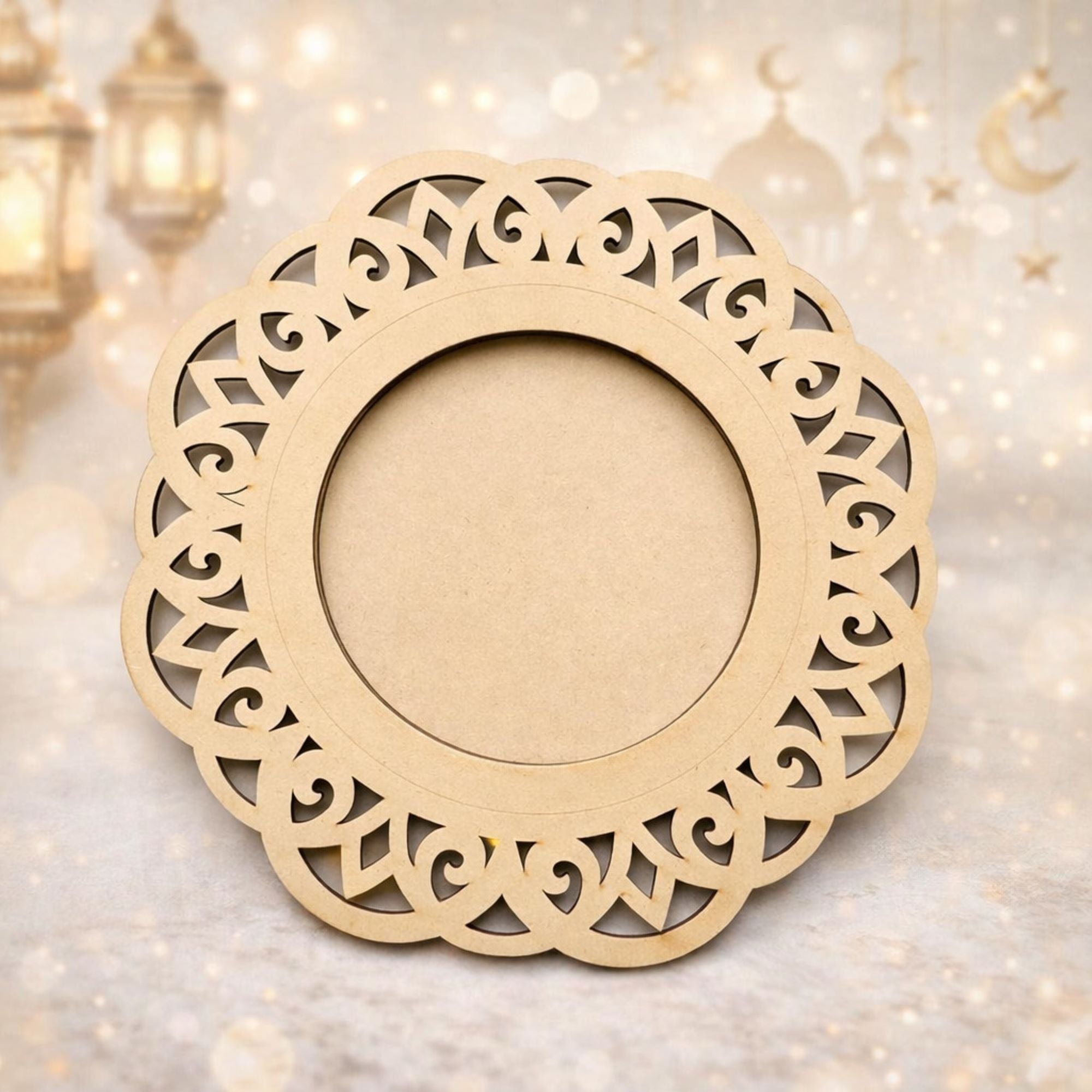 MDF thali for home prayer decor