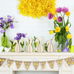 easter craft wood shapes