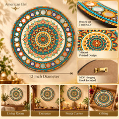 mirror mandala wall decor for living room