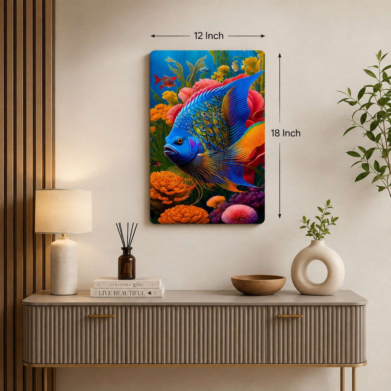 fish wall hanging for bedroom