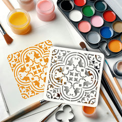 reusable mandala stencil template for wall painting projects