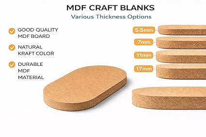 mdf oval shape
