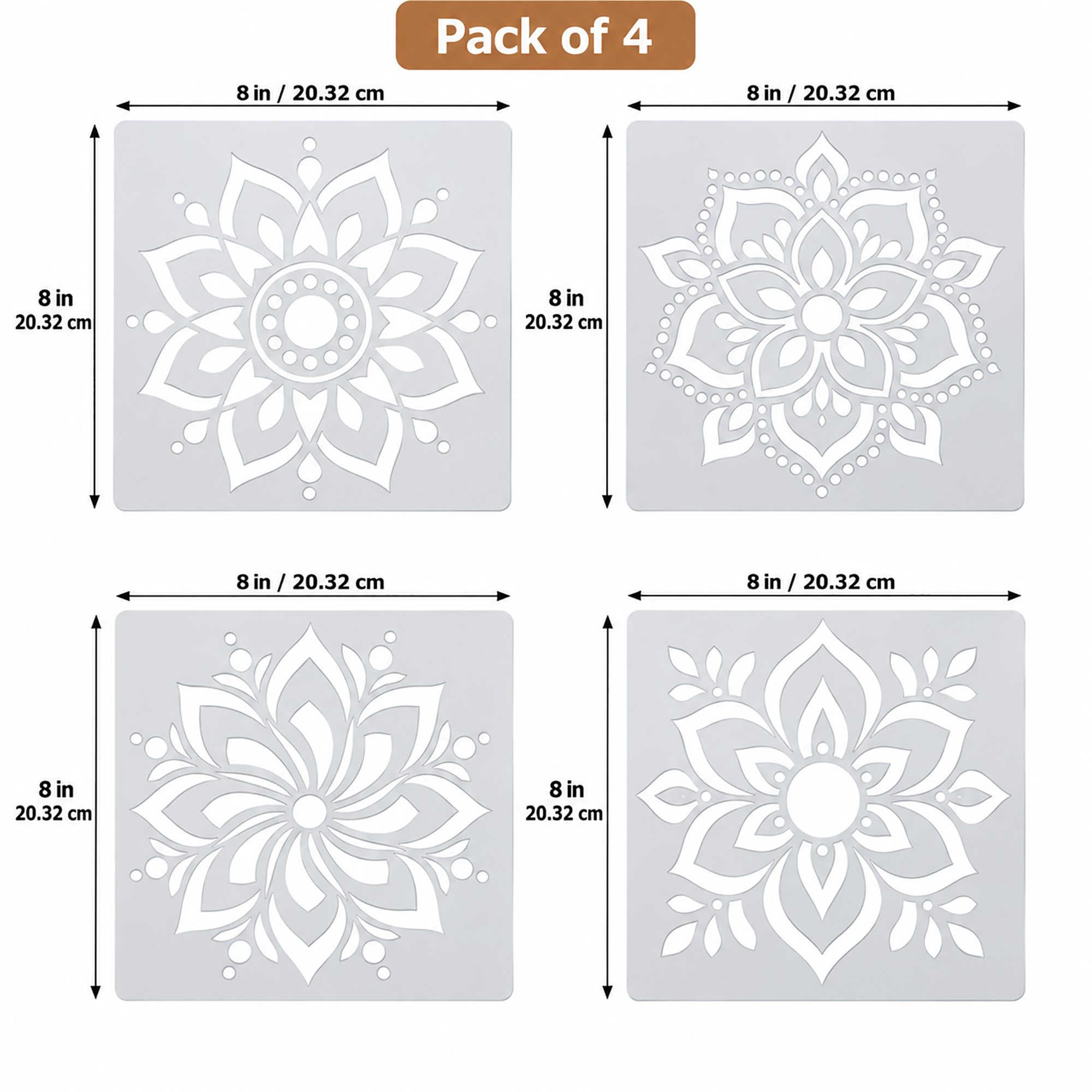 reusable diwali rangoli stencil
