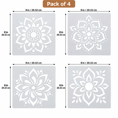 reusable diwali rangoli stencil
