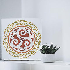 viking stencil art