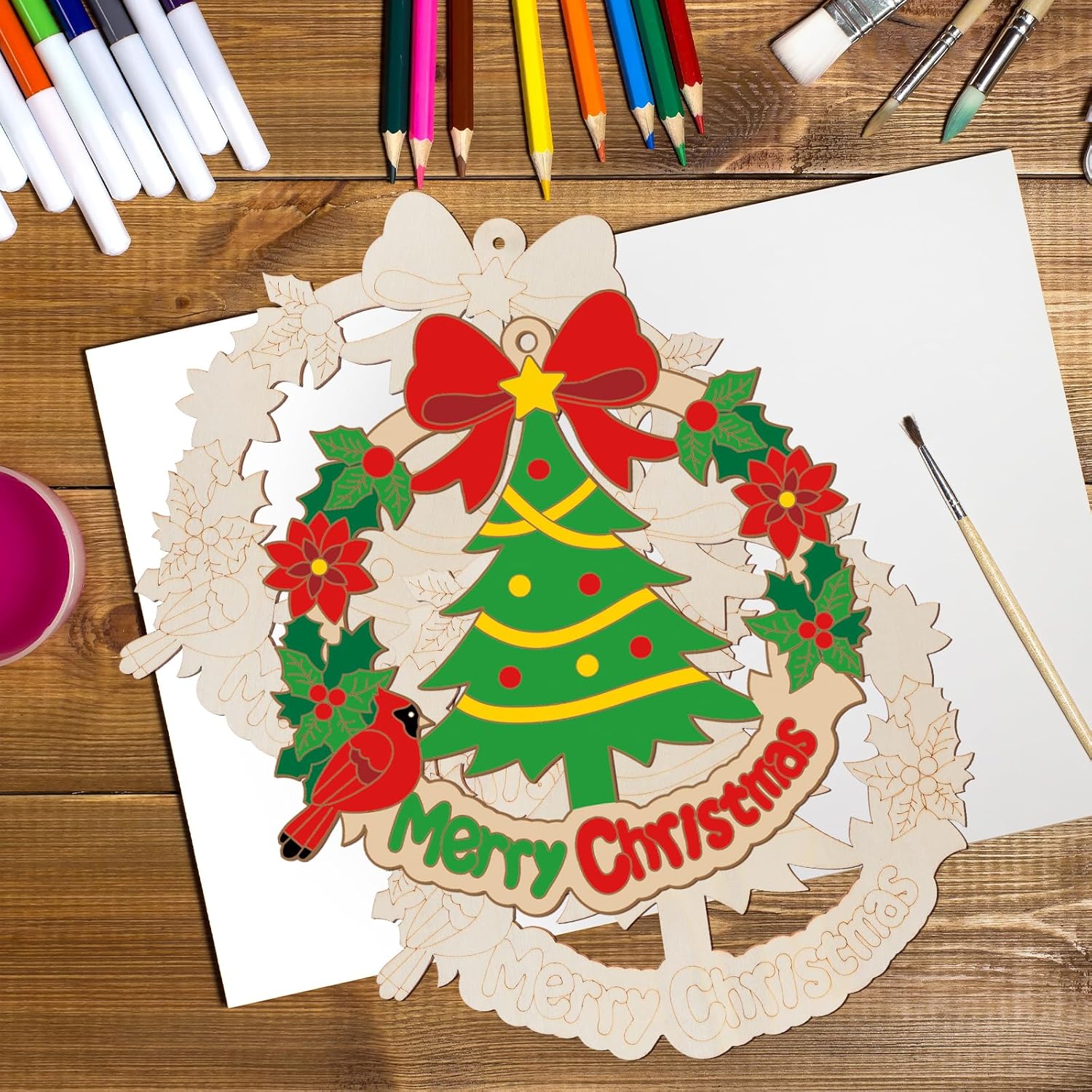 christmas diy wood shape