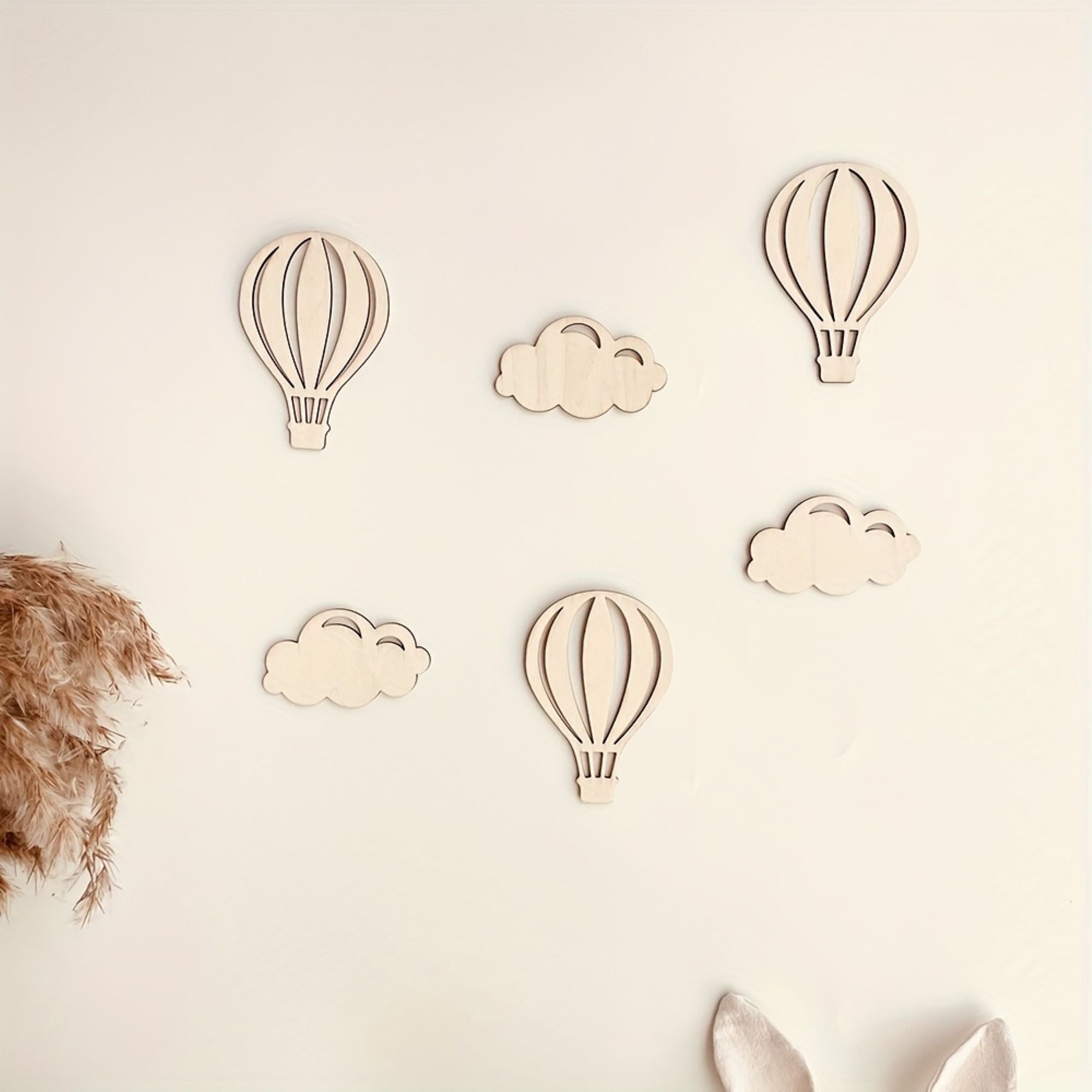kids room wall decor wooden set