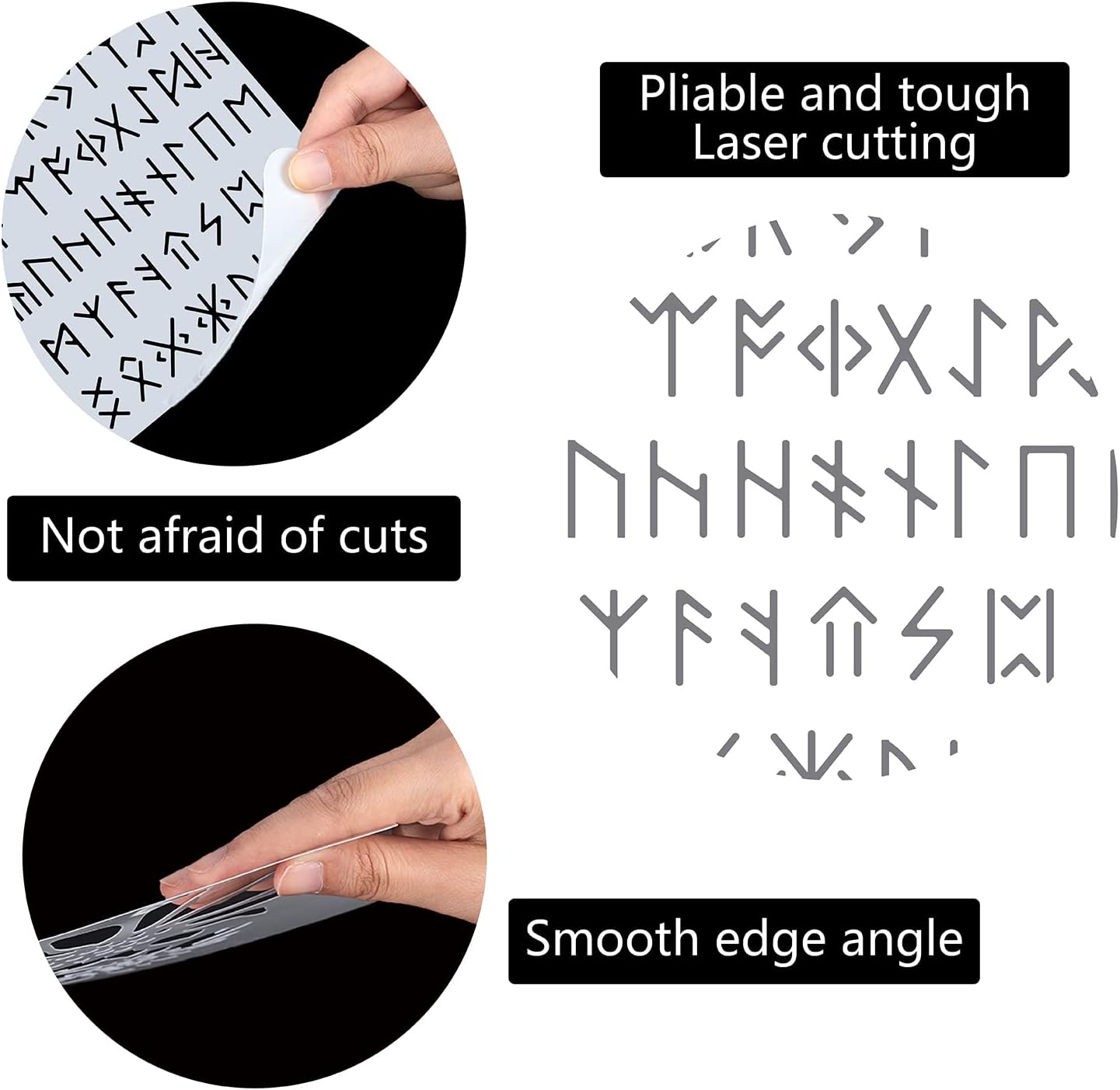lettering stencil for wall art projects