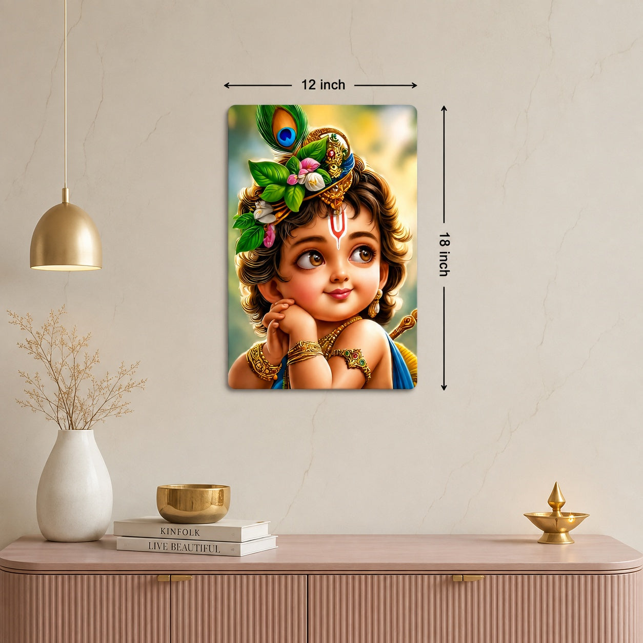 Krishna wall art for living room