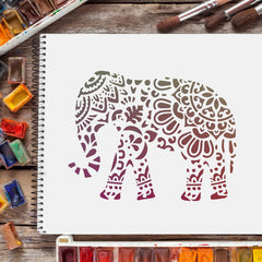 elephant stencil template