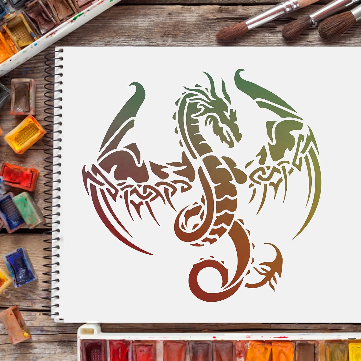 fantasy art stencil