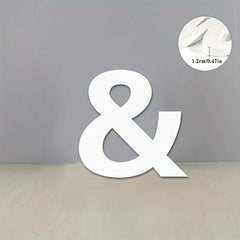 Standing Letter PVC Block for DIY Art & Craft Projects,  Pack of 1, Alphabet & Symbol Display Base – Cliths