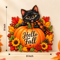 Fall season MDF wall decoration