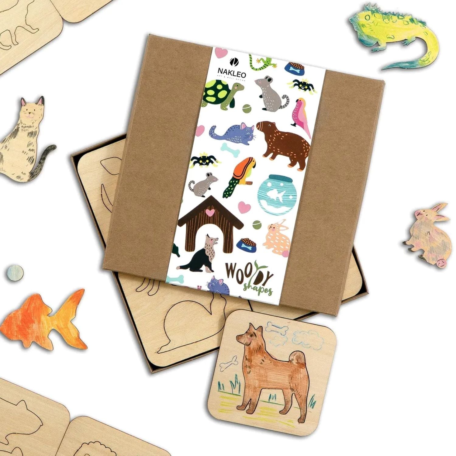 animal drawing stencil kit