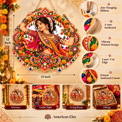 Dandiya dance wall decor for home