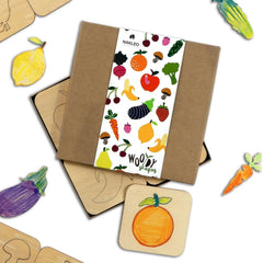 fruit vegetable drawing kit