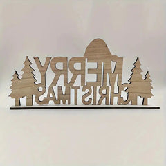 wooden christmas decor