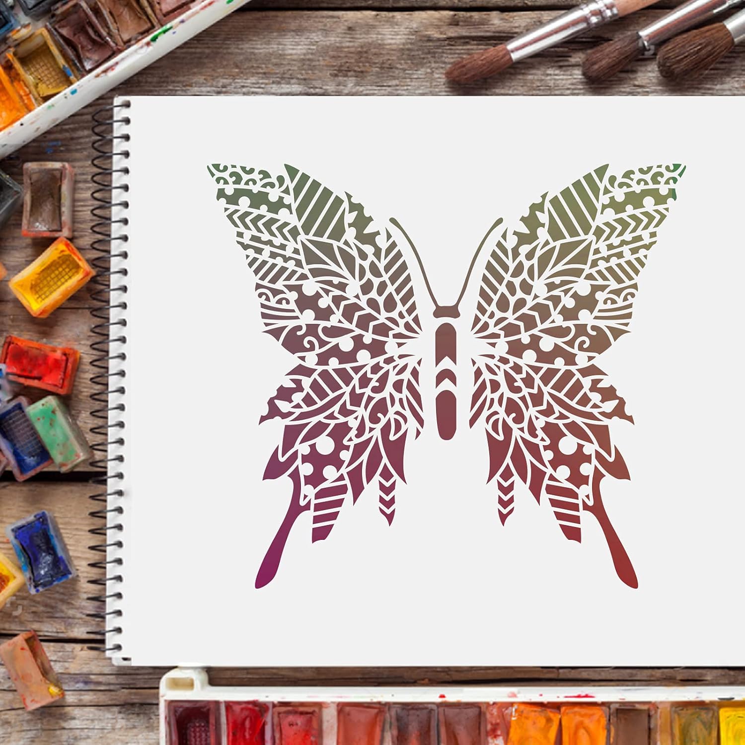 butterfly stencil template