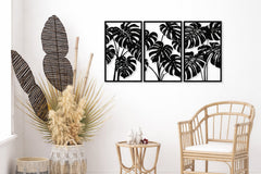modern botanical wall art for bedroom