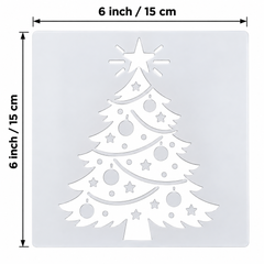 xmas tree stencil for painting