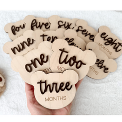 baby monthly photo prop set of 12