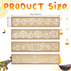 Reusable Rangoli Stencils
