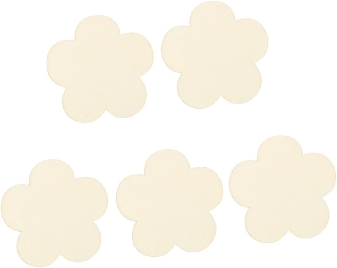 wooden flower cutouts