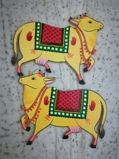 pichwai cow cutouts for diwali