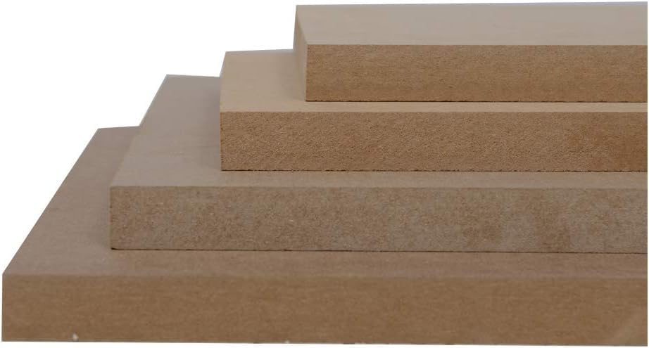 Stack of brown cardboard sheets on a white background